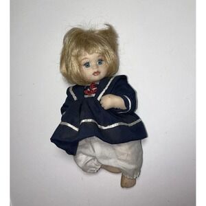 Collectible Memories Full-Bodied Porcelain Handcrafted Jointed Doll - sailor